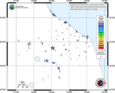 Mappa MCS - territori località