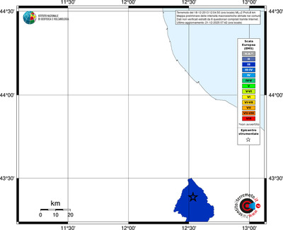 Mappa EMS - territori comuni
