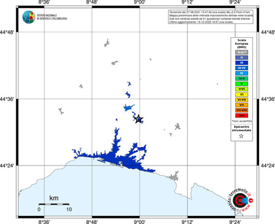 Mappa EMS - territori località