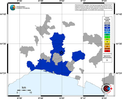 Mappa EMS - territori comuni