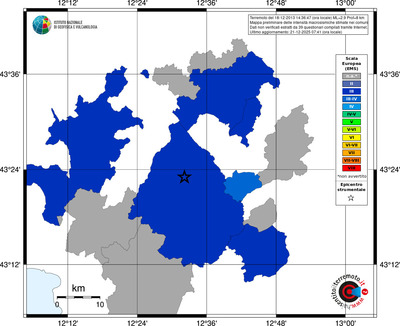 Mappa EMS - territori comuni