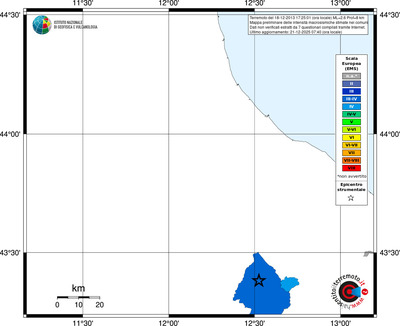 Mappa EMS - territori comuni