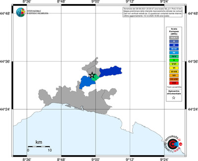 Mappa EMS - territori comuni