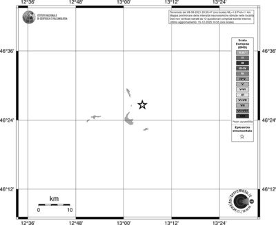 Mappa EMS - territori località