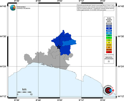 Mappa EMS - territori comuni
