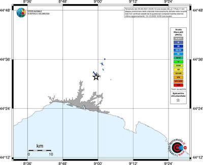 Mappa MCS - territori località