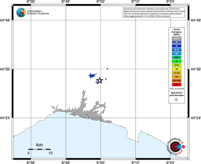 Mappa EMS - territori località