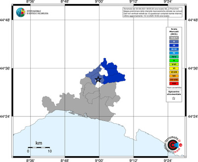 Mappa MCS - territori comuni