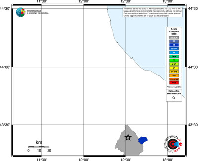 Mappa EMS - territori comuni