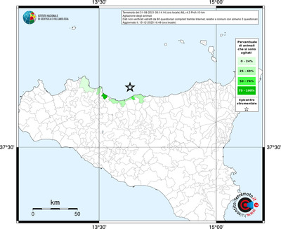 Mappa territorio comunale con almeno 3 questionari