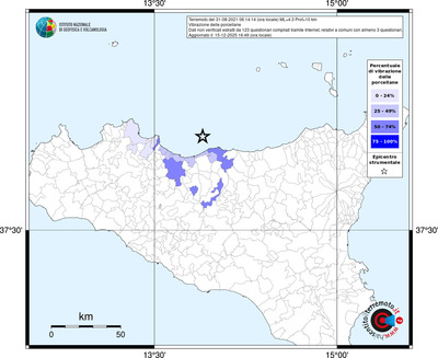 Mappa territorio comunale con almeno 3 questionari