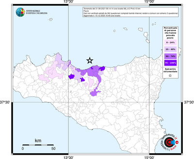 Mappa territorio comunale con almeno 3 questionari
