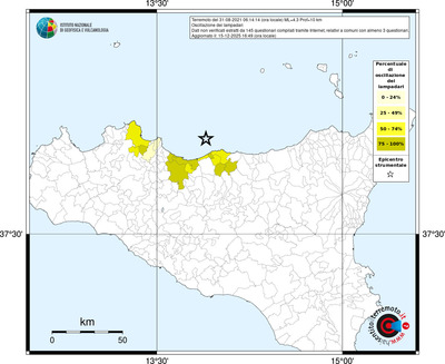 Mappa territorio comunale con almeno 3 questionari