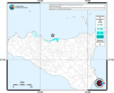 Mappa territorio comunale con almeno 3 questionari