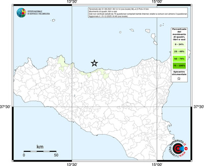 Mappa territorio comunale con almeno 3 questionari