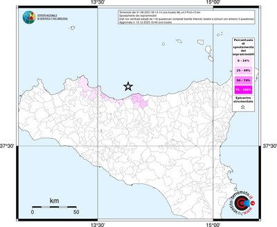 Mappa territorio comunale con almeno 3 questionari