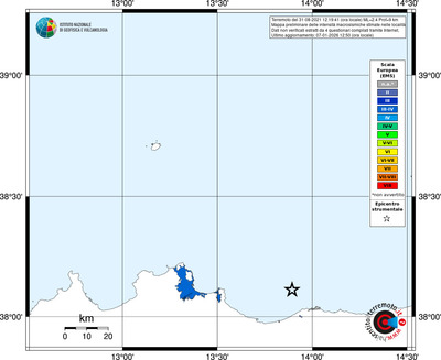 Mappa EMS - territori località