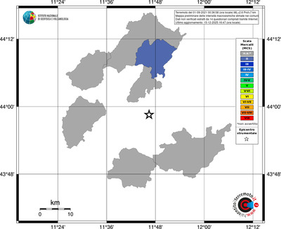 Mappa MCS - territori comuni