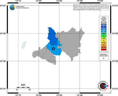 Mappa EMS - territori comuni