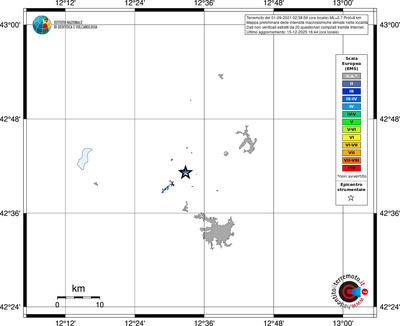 Mappa EMS - territori località