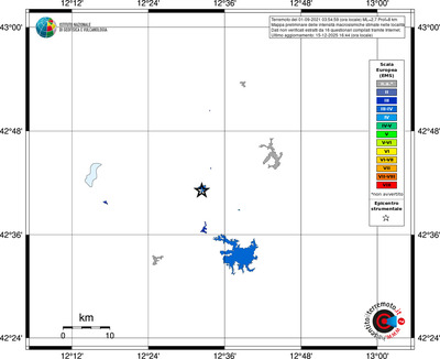 Mappa EMS - territori località