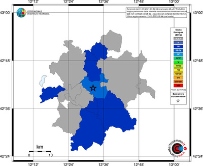 Mappa EMS - territori comuni