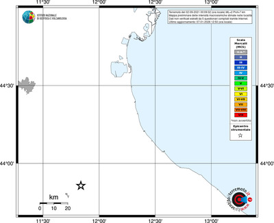 Mappa MCS - territori località