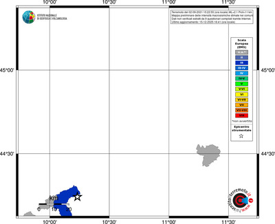 Mappa EMS - territori comuni