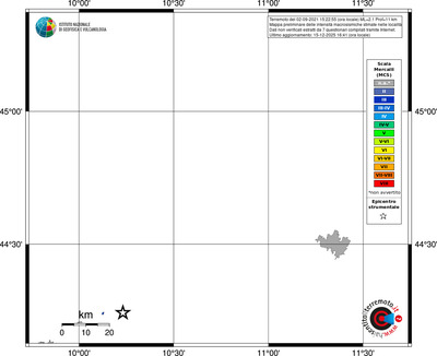 Mappa MCS - territori località