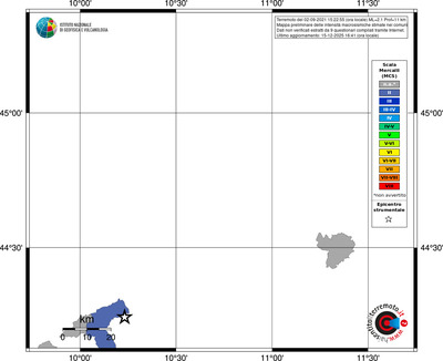 Mappa MCS - territori comuni