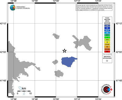 Mappa MCS - territori comuni