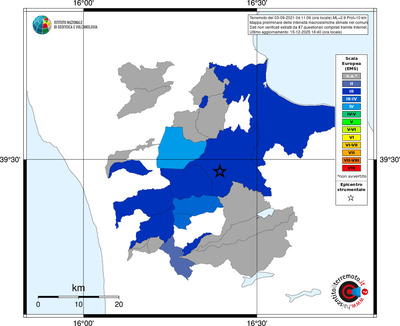 Mappa EMS - territori comuni
