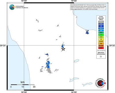 Mappa MCS - territori località