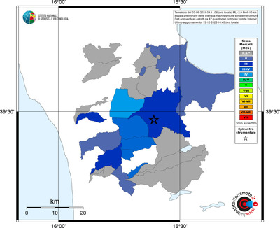 Mappa MCS - territori comuni