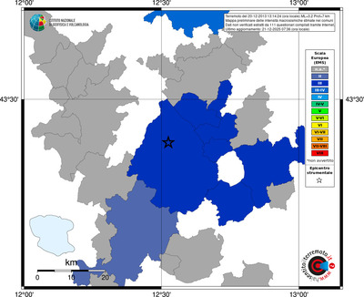 Mappa EMS - territori comuni