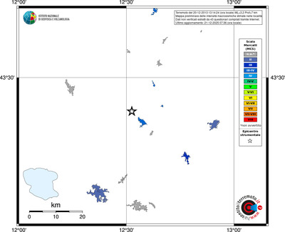 Mappa MCS - territori località