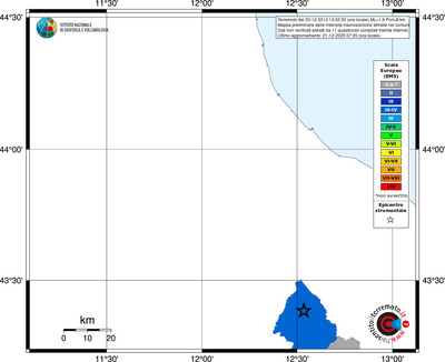 Mappa EMS - territori comuni