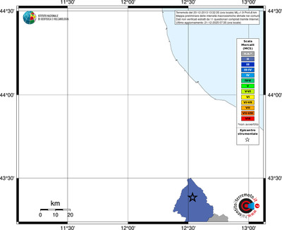Mappa MCS - territori comuni