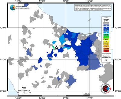 Mappa MCS - territori comuni