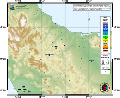 Mappa MCS - località