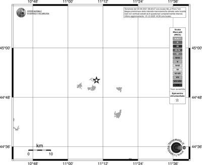 Mappa MCS - territori località