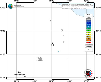 Mappa EMS - territori località