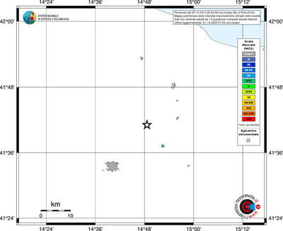 Mappa MCS - territori località