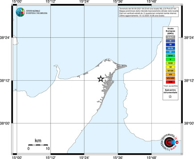 Mappa EMS - territori località