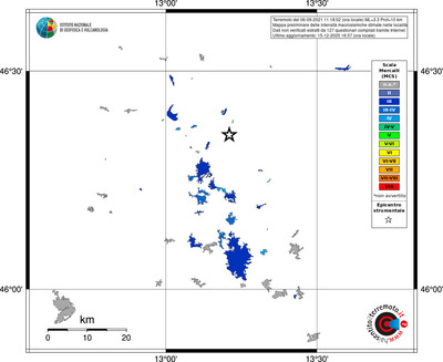 Mappa MCS - territori località