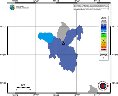 Mappa MCS - territori comuni