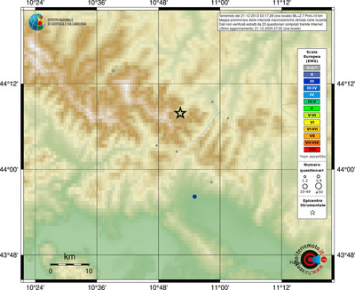 Mappa EMS - località
