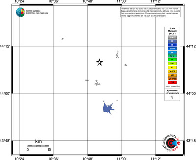 Mappa MCS - territori località