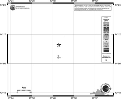 Mappa EMS - territori località