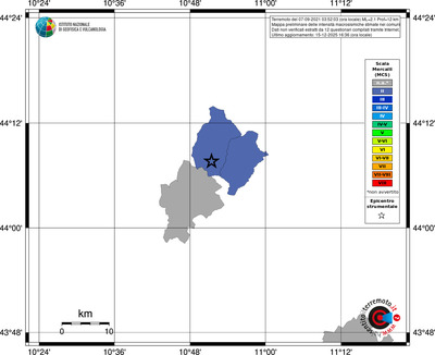 Mappa MCS - territori comuni